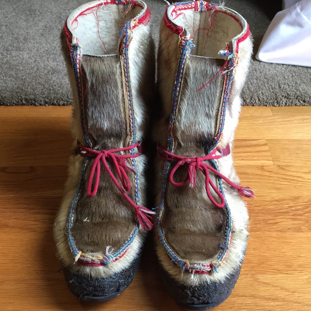 Vintage Seal Skin Snow Boots 5.5